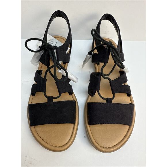 Dr. Scholls True Comfort Women's Encourage Sz 7.5 Black Strappy Sandals‎ NWB - Picture 4 of 10